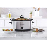 Crock-pot Scv700ss Stainless Steel 7-Quart Oval Manual Slow Cooker, 7 Quart